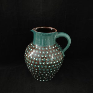 Beautiful vintage vase country house stoneware hand painted stoneware country house style GG ceramic handmade jug