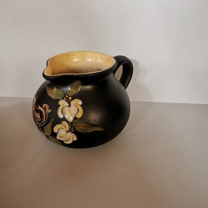 Enchanting hand-made jug wine jug stoneware earthenware clay pot shabby decorative jug water jug handmade farmer's painting