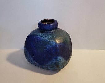 Seltene Ruscha Vase Keramik Blumenvase 814 ceramic west germany pottery design 70s 70er vintagefat lava Ära