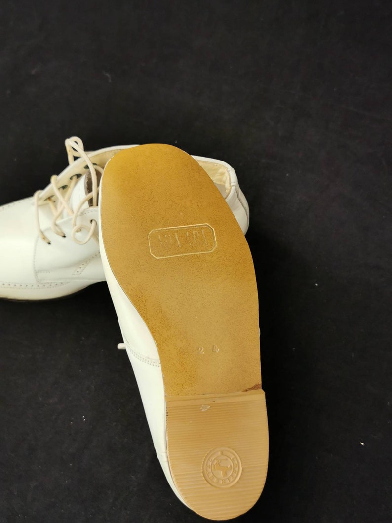 Vintage Kids Shoes 24 Kids Shoes Kids Leather Shoes