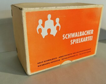 Index des cartes de jeu Schwalbacher Années 70 Lieu de travail de Schwalbach pour l'éducation de groupe