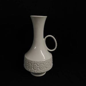 Great OP Art porcelain vase vintage relief flower vase iconic Royal KPM Bavaria from the 70s