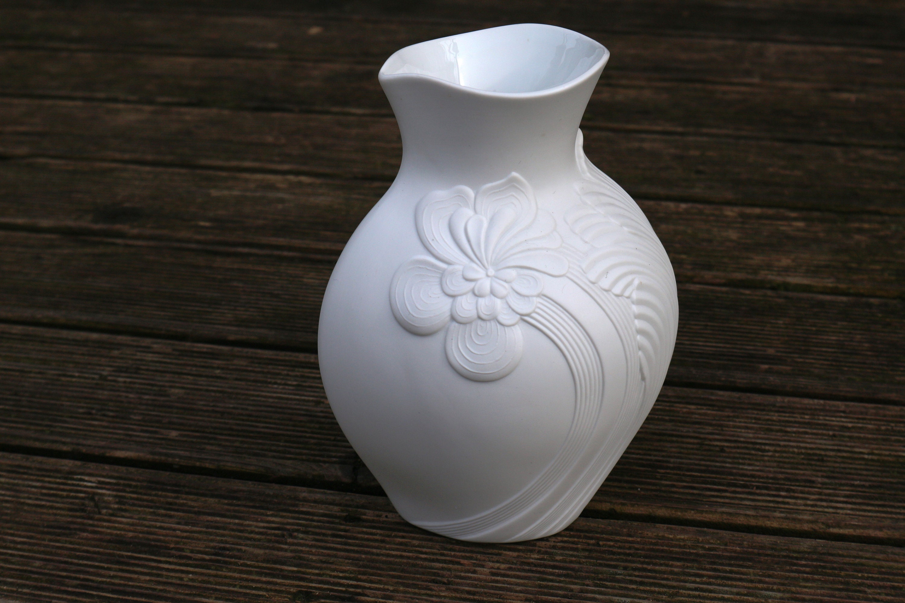 Bisquit porcelain vase Kaiser matt 23.5 cm Etsy