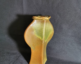 Vintage Vase Cobra Handarbeit 50er/60er Studiokeramik Keramik Vase Künstlervase Wank