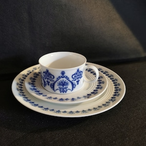 メリタ社 深い青色カップ&ソーサー ドイツ製ヴィンテージ Melitta メリタ グリーン ティーカップ・ソーサー Melitta Hamburg | ティーカップ&ソーサー