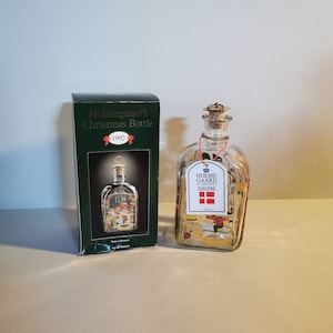 Carafe Holmegaard Golden Christmas Annual Bottle 1992 Juleflaske