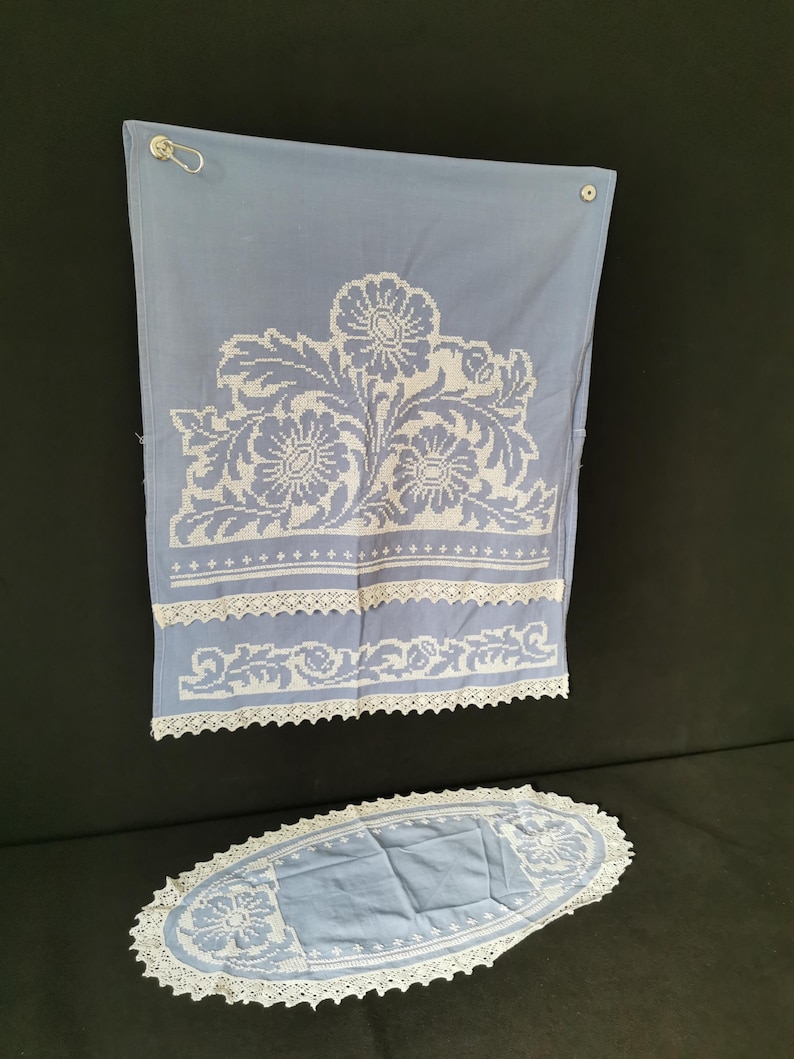 Vintage Over Towel Kitchen Towel Embroidered Cloth Tablecloth Handmade Blanket Decoration