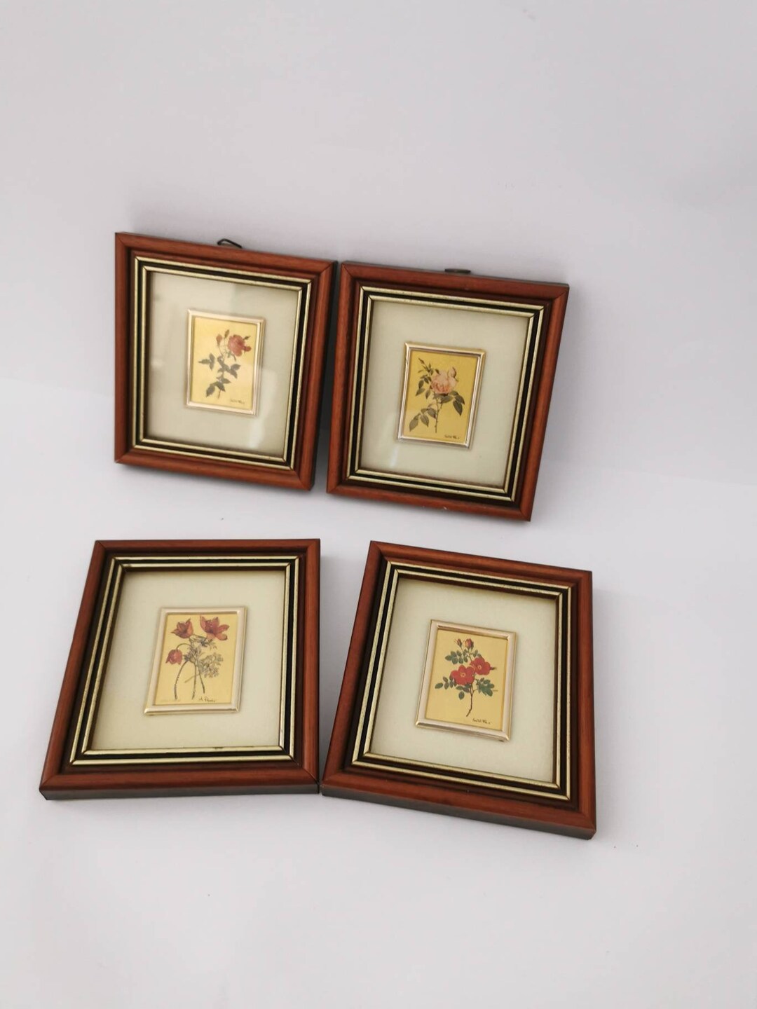 Bundle of 4 Beautiful Small Vintage Picture Frames Photo Etsy