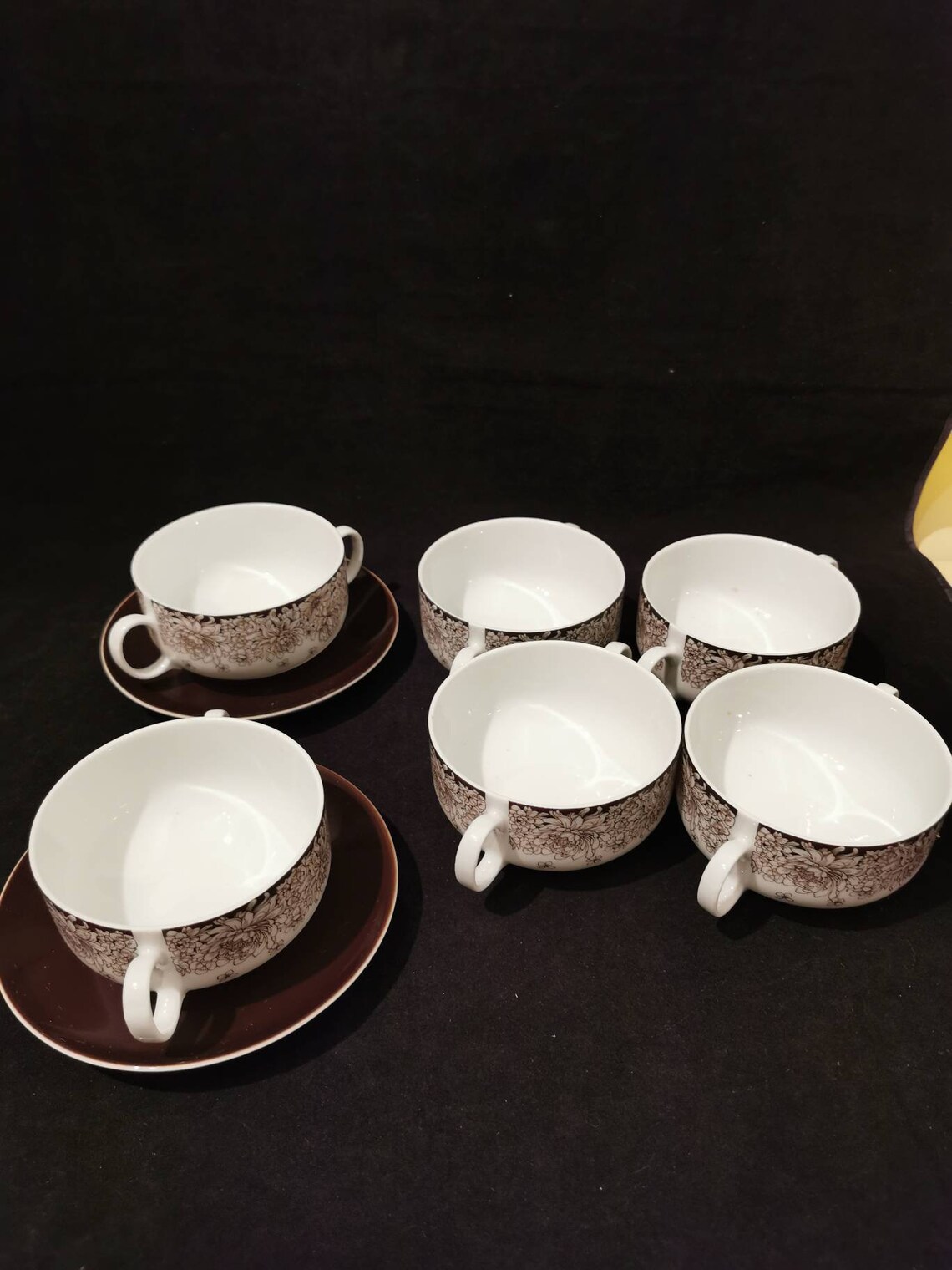 Seltmann Weiden Sandra Suppentassen 6x Vintage 70er | Etsy