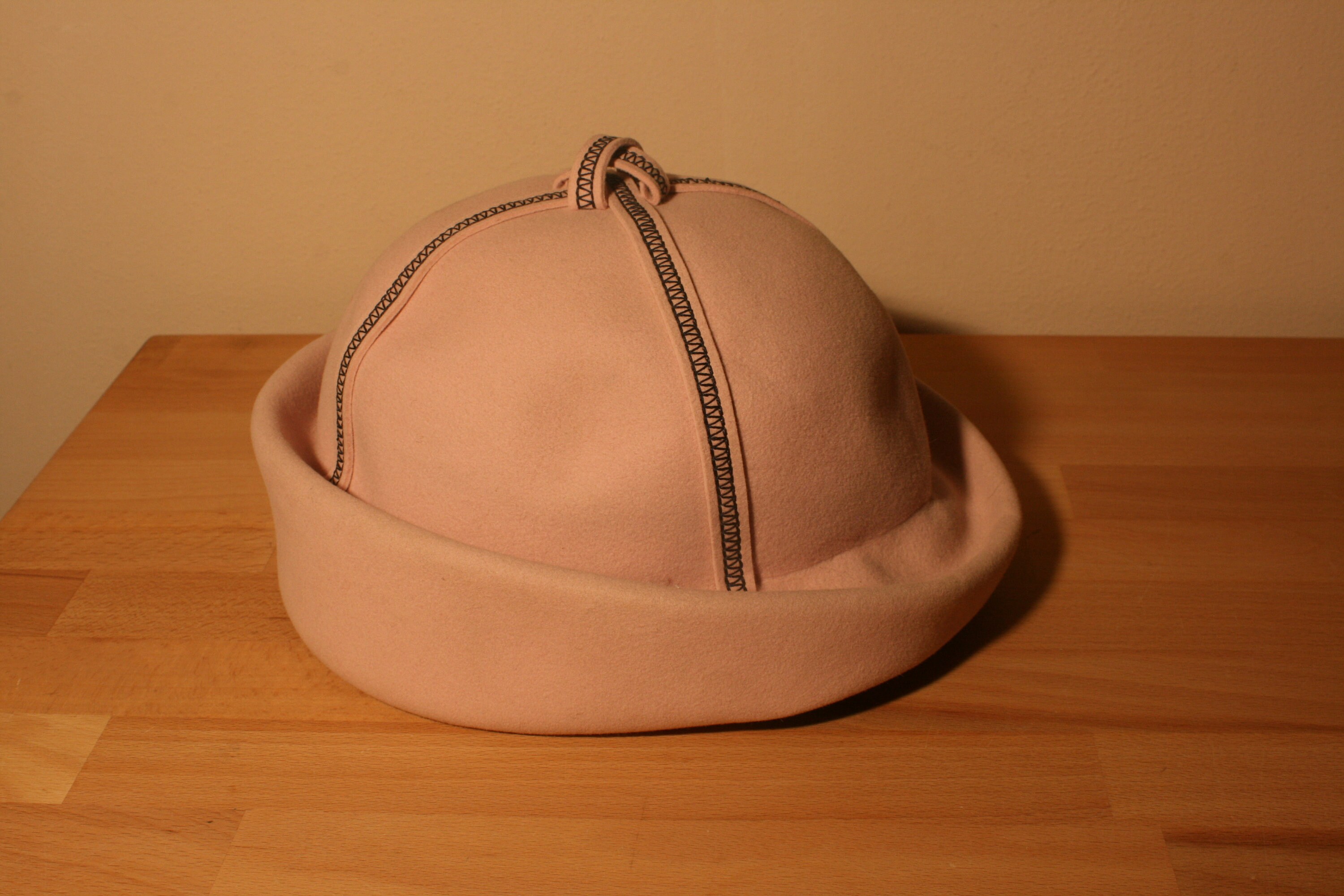 Flechet Paris Designer Hat Pink Vintage 