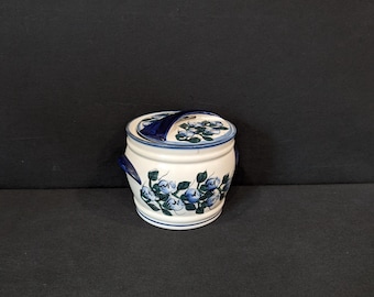 Ceramic box jewelry box vintage lidded box vintage WR CERAMIKA S.C. J.K. Rutyna