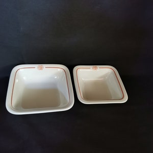 Art Deco Bowl Bowls in a set of 30s Vegetable Bowl Potato Bowl Vintage Kitchen Porcelain Bowl