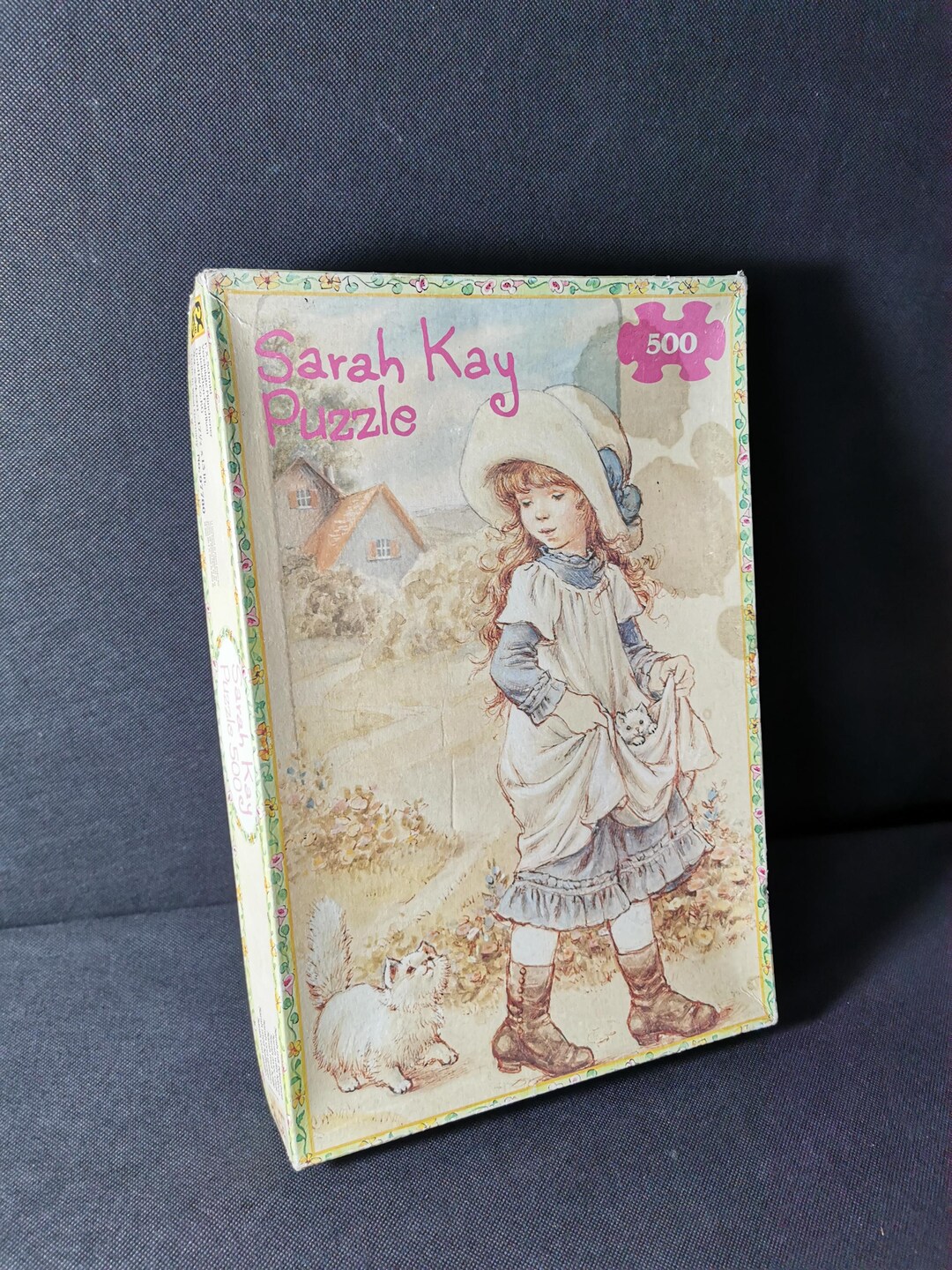 VINTAGE FX SCHMID SARAH KAY PUZZLE 196 PCS COMPLETE 25cm X 25cm