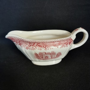 Grandma&#39;s little mini gravy boat bowl Burgenland Villeroy and Boch Mettlach Saar terrine Vintage England shabby milk jug