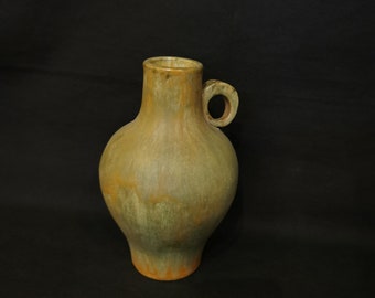 signed ceramic matt vase flower vase vase west german pottery