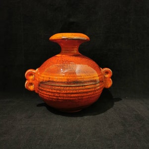 Ruscha Flower Vase Vase Pompeii 60s Vintage Ruscha Ceramic Vase Lava Era Rudolf Schardt Design Fat Lava