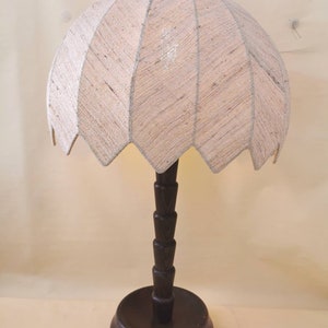 Funny XL table lamp 50s 60s vintage lamp rare palm