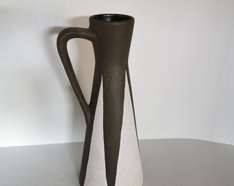 Vintage außergewöhnliche 70er Lava Vase Henkelvase west german pottery Blumenvase