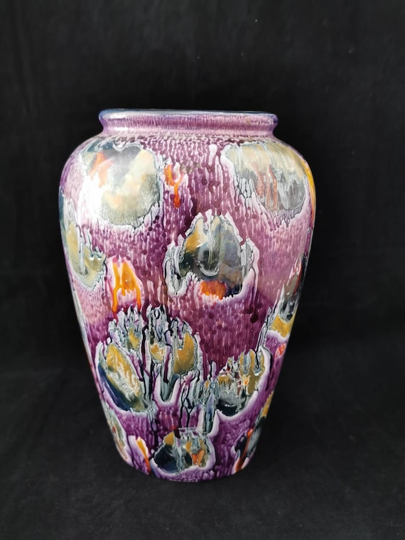 Vase Vintage Exclusive Scheurich 504-30 Flower Vase Specials 70s 