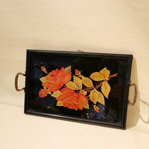 Old small tray Art Deco shabby Art Nouveau shabby