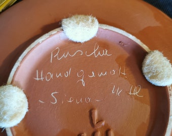 1960s Wall Plate Ruscha Art Ceramic Picture Fat Lava 717-1 - Etsy