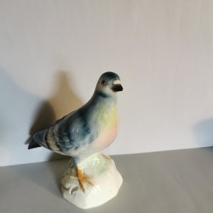 Porcelain dove porcelain figure vintage shabby image 8