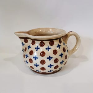 Ancient milk jug, fireproof milk can, Hermann Kühn/ Ullersdorf 1910 Bunzlau