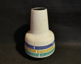 Fantastische Keramikvase 70s Steingut Vase herrlich retro Ü Keramik Ü-Keramik Vase Ü 60er Jahre Model Blumenvase