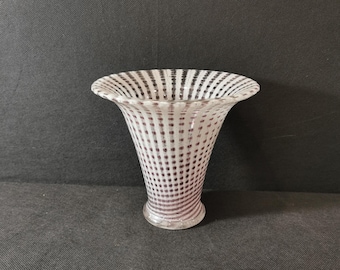 ヴィンテージ花瓶フッチェンロイター磁器白レリーフ花瓶 23.5 cm