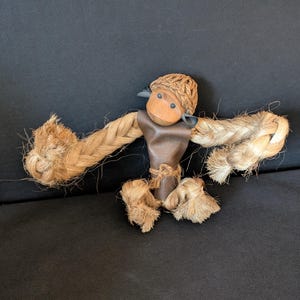 Kay Bojesen Danish Design 50s Mid Century. Monkey sisal bracket teak Bojesen Bolling era 60s vintage