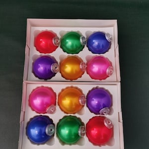 12 old iconic Christmas tree balls Christmas balls antique vintage 12 pieces colorful Christmas tree decorations Christmas decoration Christmas tree