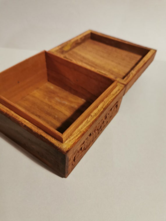 Old jewelry box wooden box jewelry box jewelry bo… - image 5