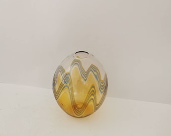 Magical glass vase vintage mouth-blown glass vase glass ball vase flower vase