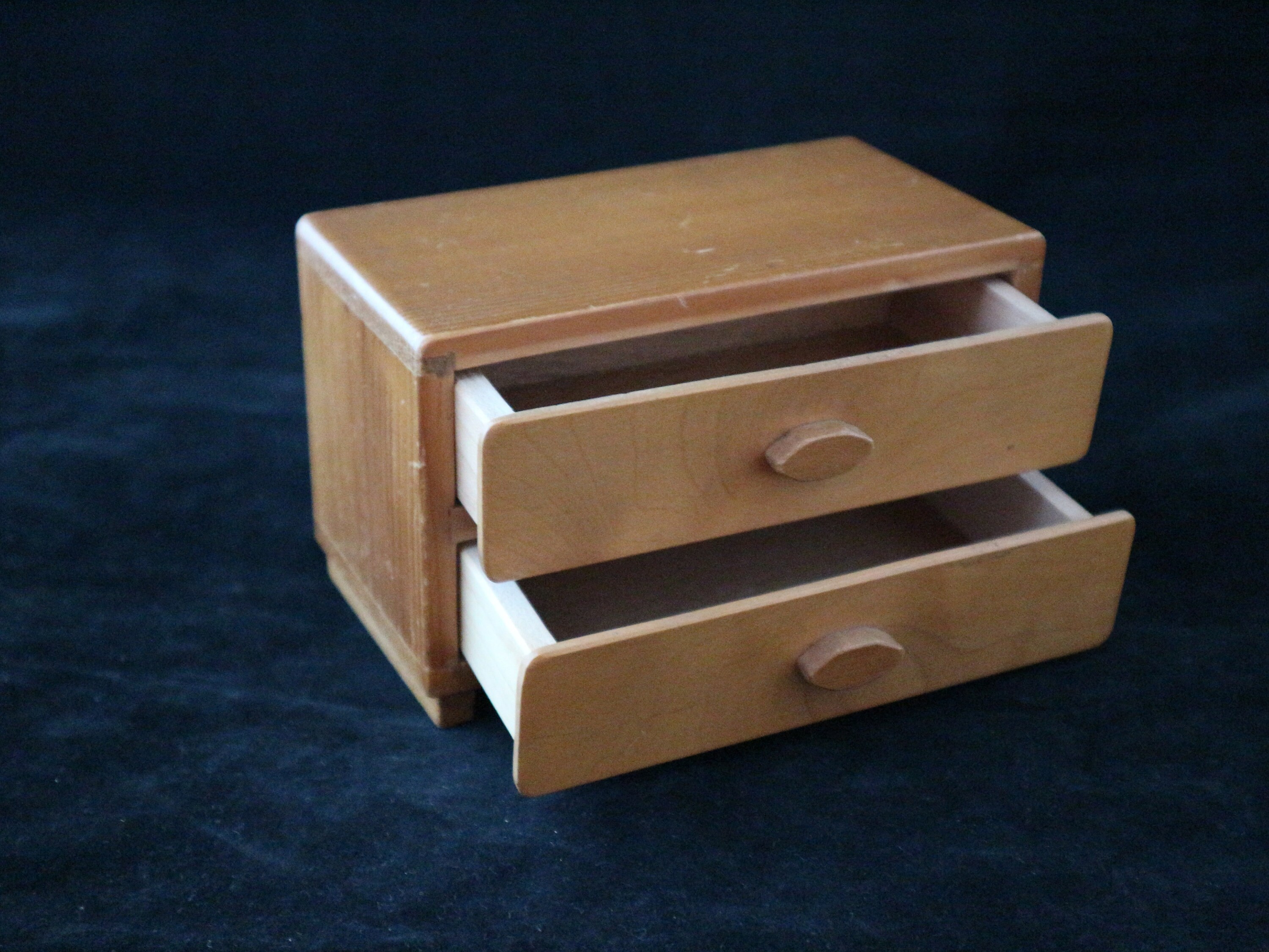 60s Jewelry small Dresser Jewelry box dollhouse Jewelry dresser Dresser