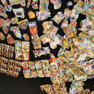 XL mixed lot of gleams all sorts of motifs 50-70s angel fairy tale children 650-700 pieces image 4