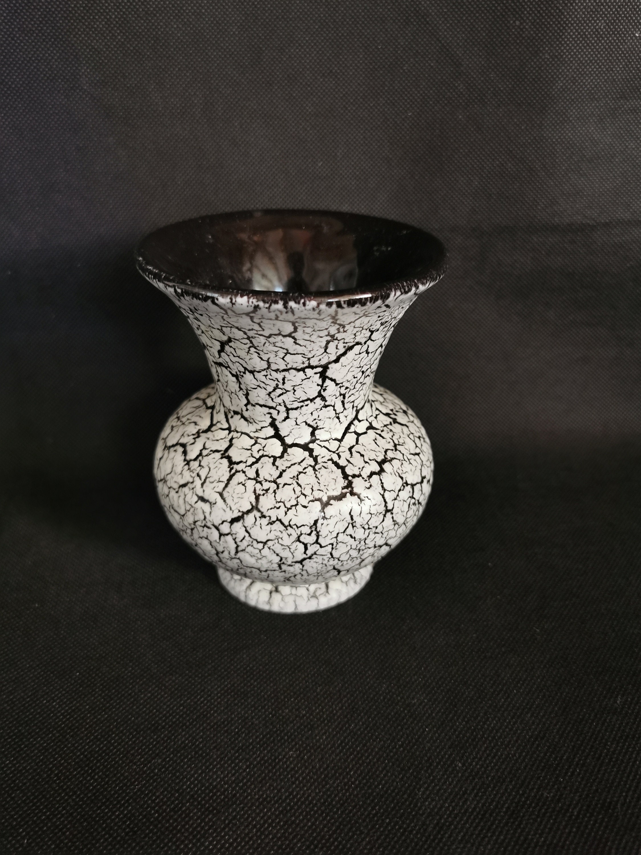 Buy White Craquele Vase Online In India -  India