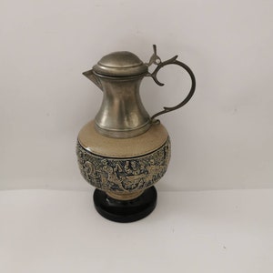 Handle jug jug vase design collector 50s 60s water jug shabby wine jug Westerwald