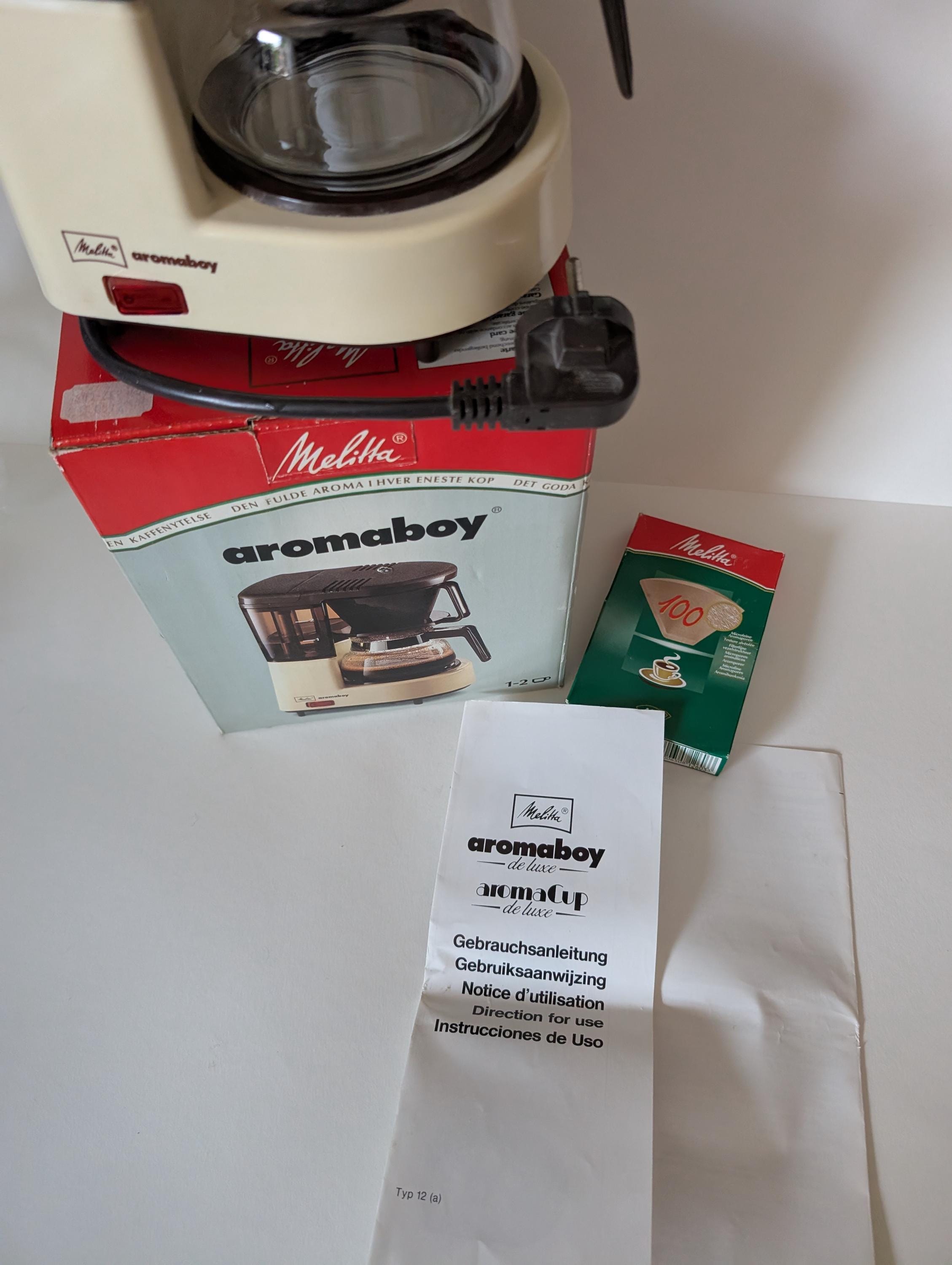 昭和レトロ Melitta アロマボーイ 青 MJ-423 1杯用 ヴィンテージ アロマボーイ メリタ aromaboy コーヒーメーカー 青 1-2杯用 レトロ