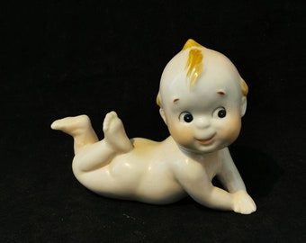 Rarität Porzellan Baby Neundorfer Vintage süß Porzellanfigur Geburt Hochzeit