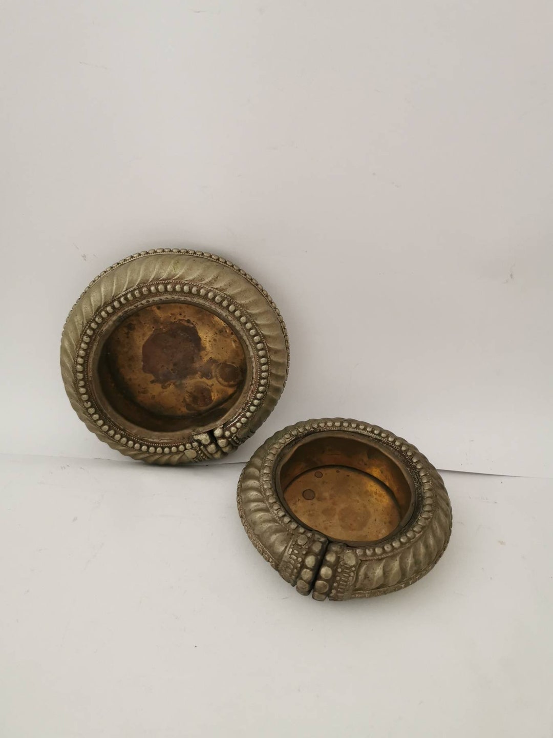 Omani Africa Jewelry Snack Bowl Brass Bronze Bowls Rarity Set - Etsy