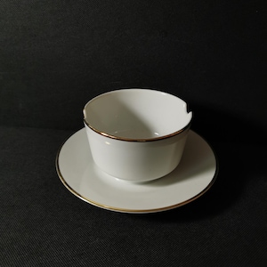 Boch Belgium in the Mood 3 Soup Cups Hand Painted Vintage