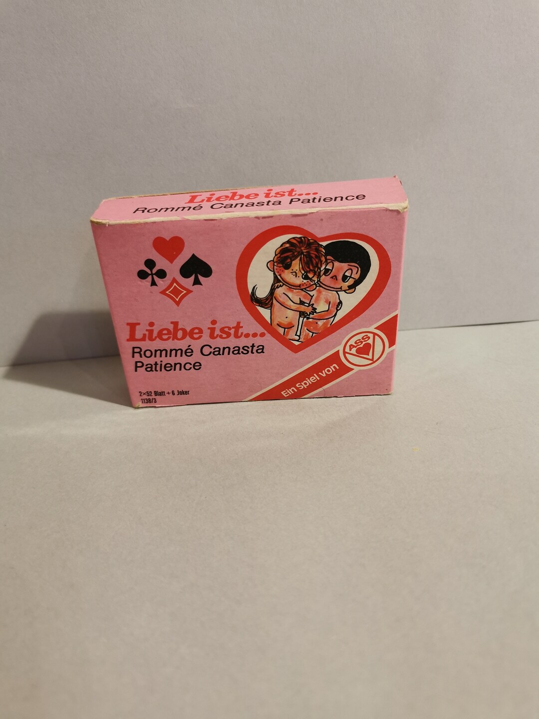 Card Game Love is Mini Cards so Sweet Patience Romme Canasta Etsy