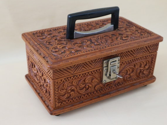 Old jewelry box wooden box jewelry box jewelry box