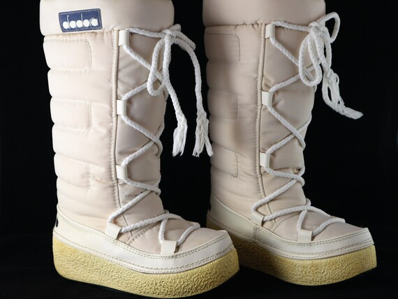 Vintage Diadora Winter Boots Fur 80s 