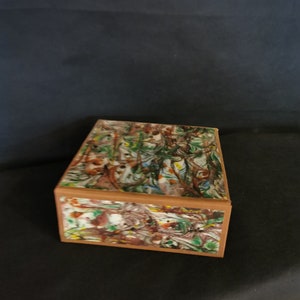 Record cassette case box vintage 50s colorful for single