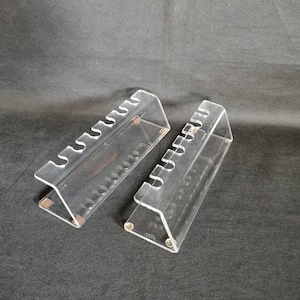 Stamp carrier holder acrylic stamp 6-fold shabby