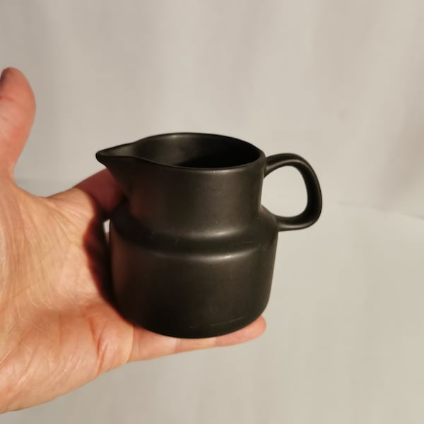 Melitta Milchkännchen Copenhagen Vintage 70er senf schwarz matt