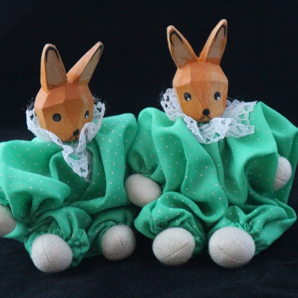 Lotte Sievers Rabbit Family lovely Vintage