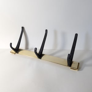 50s coat rack hook rack wall coat rack brass aluminum hook aluminum hook aluminum coat rack