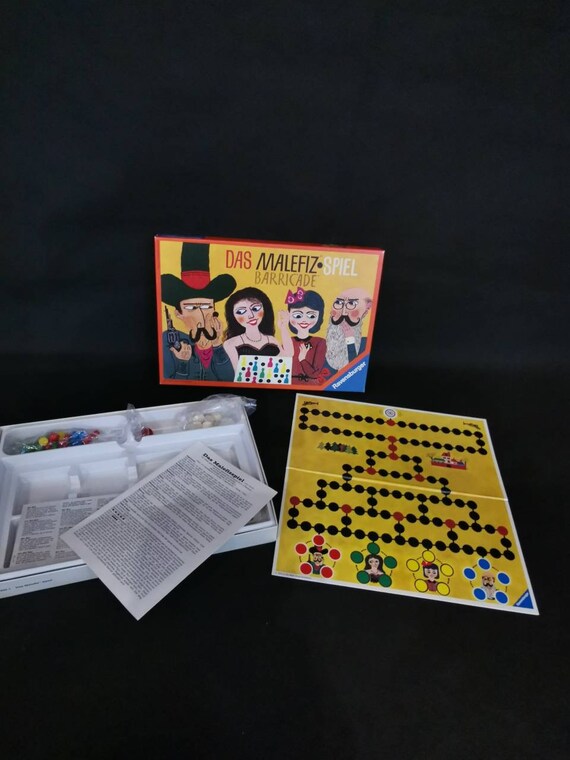 Ravensburger Malefiz Barricade Board Game 1960 Complete - Etsy